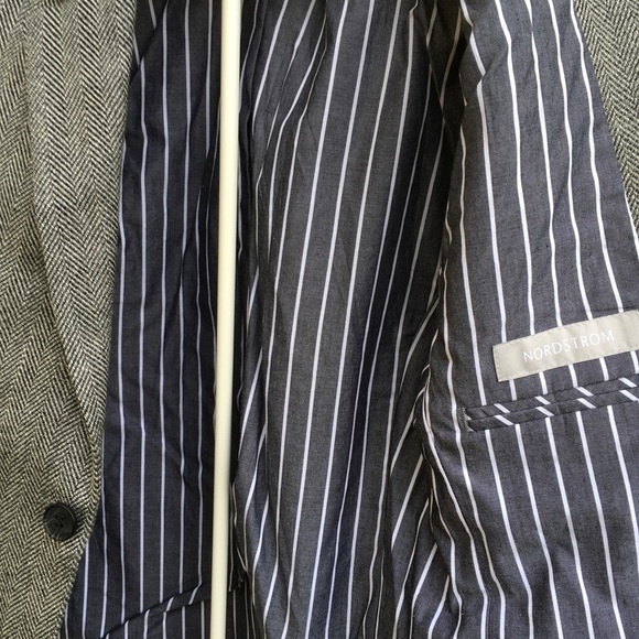 🆕 Boys 8 Herringbone wool dress suit jacket 👔 - Picture 4 of 4